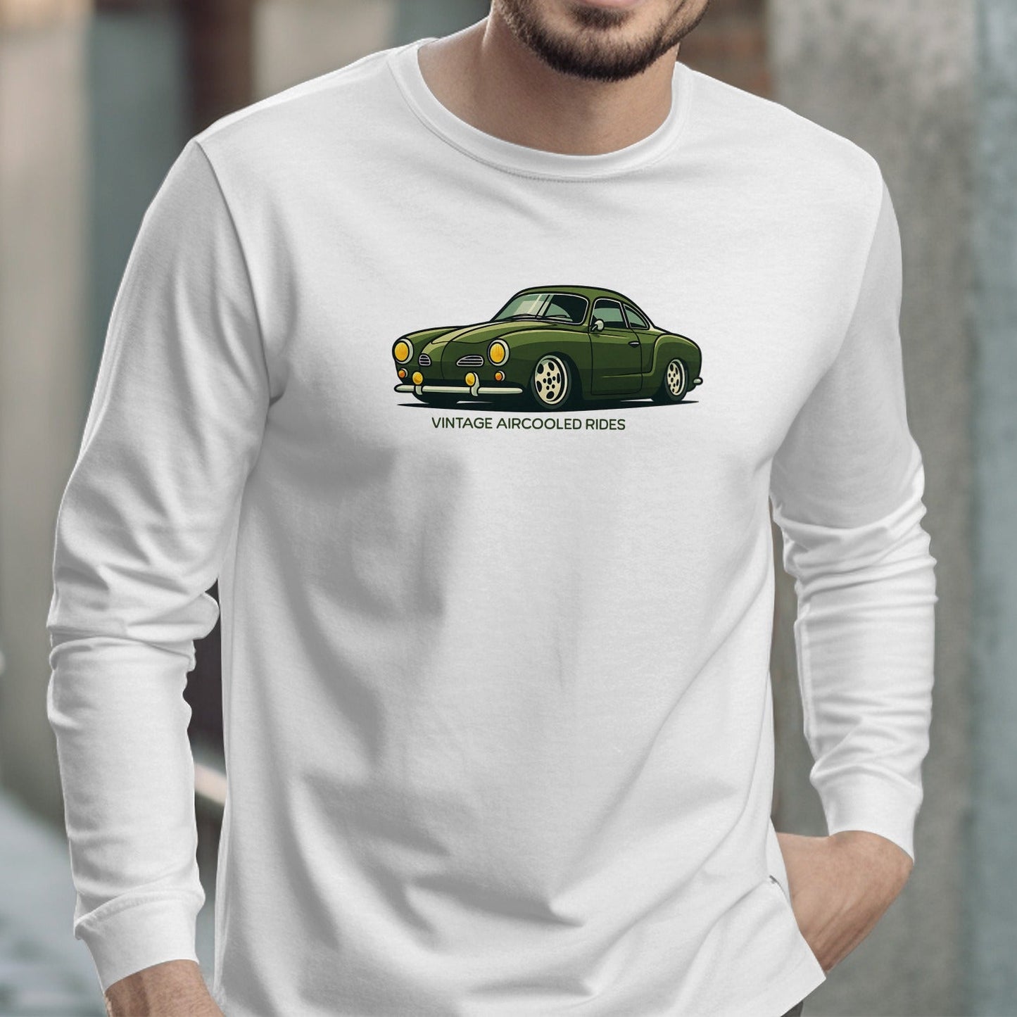 Vintage Aircooled Rides Graphic Long Sleeve Shirt product