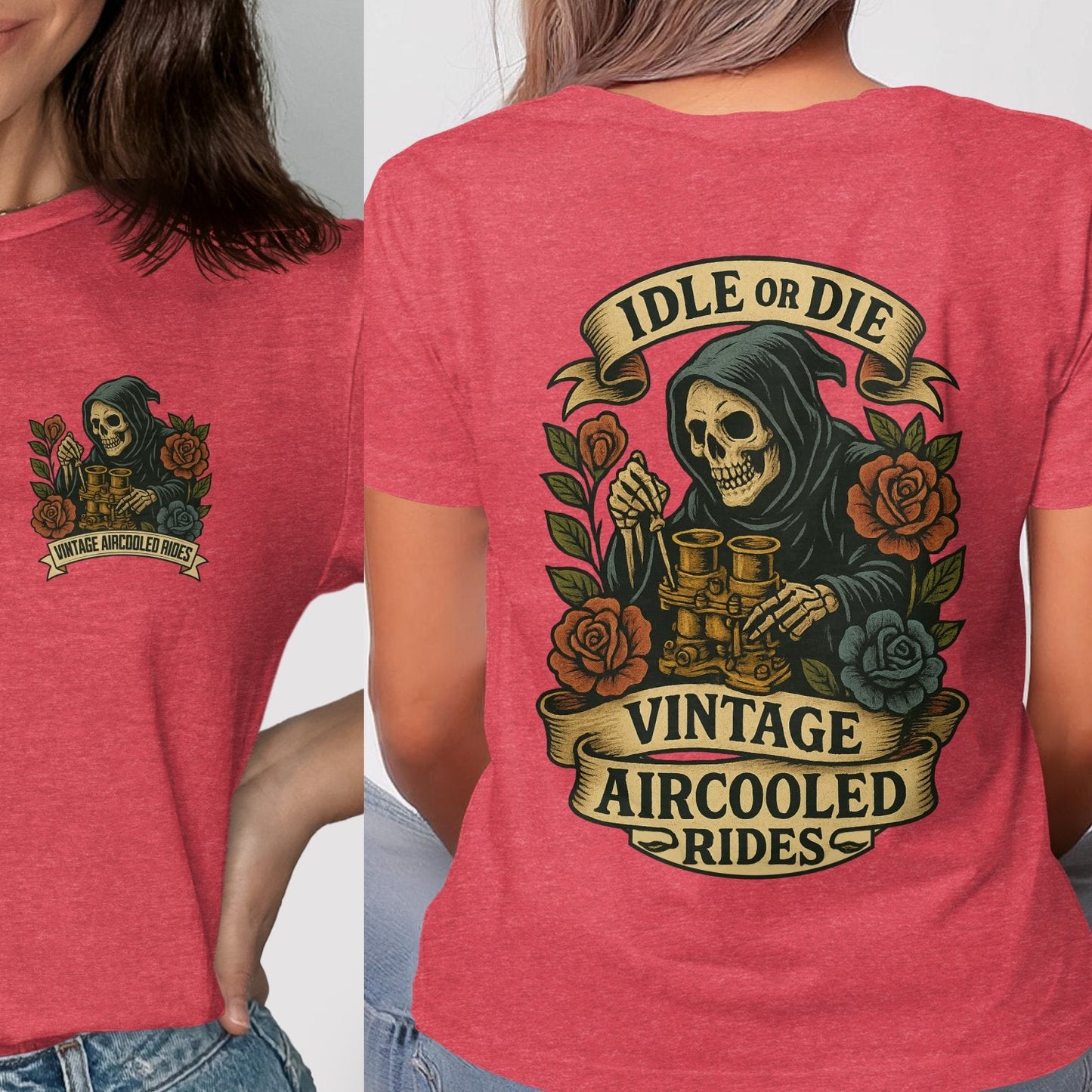 Idle or Die Vintage Aircooled Rides T-shirt product type