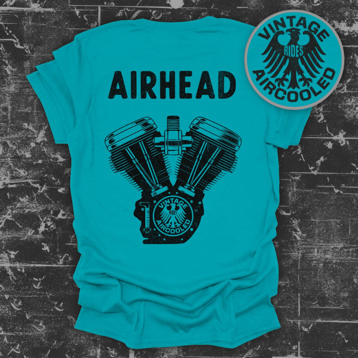 Vintage Rides Airhead Engine Artwork T-shirt product type
