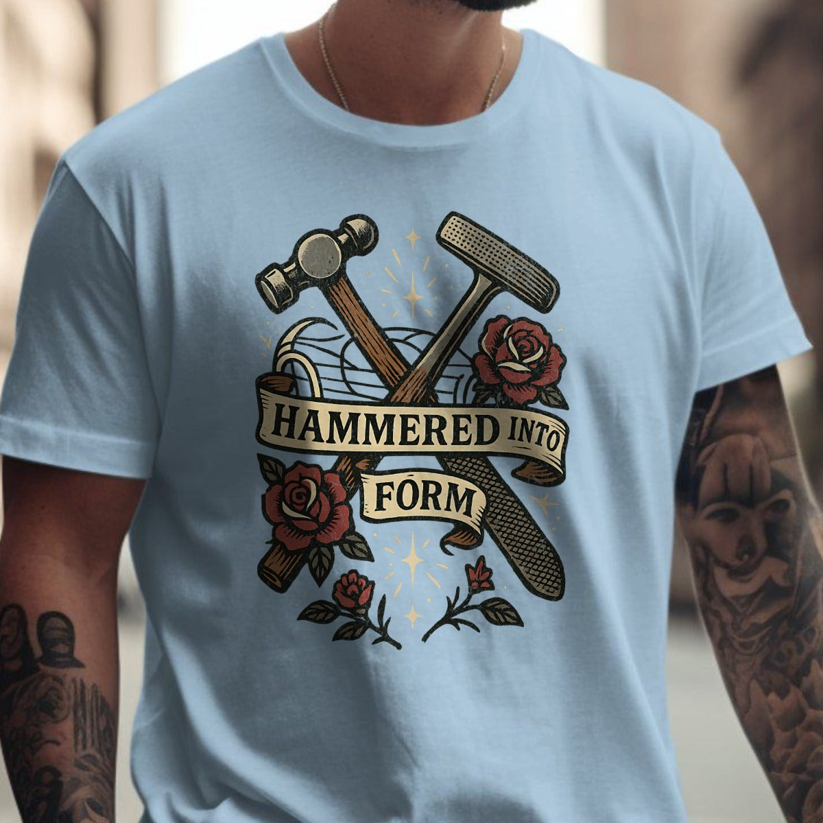 Hammered Into Form Short Sleeve Tee Shirt product