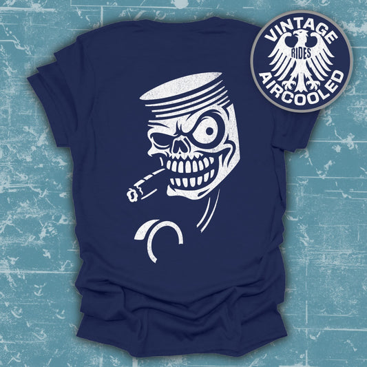 Vintage Rides Aircooled Skull Graphic T-Shirt product type