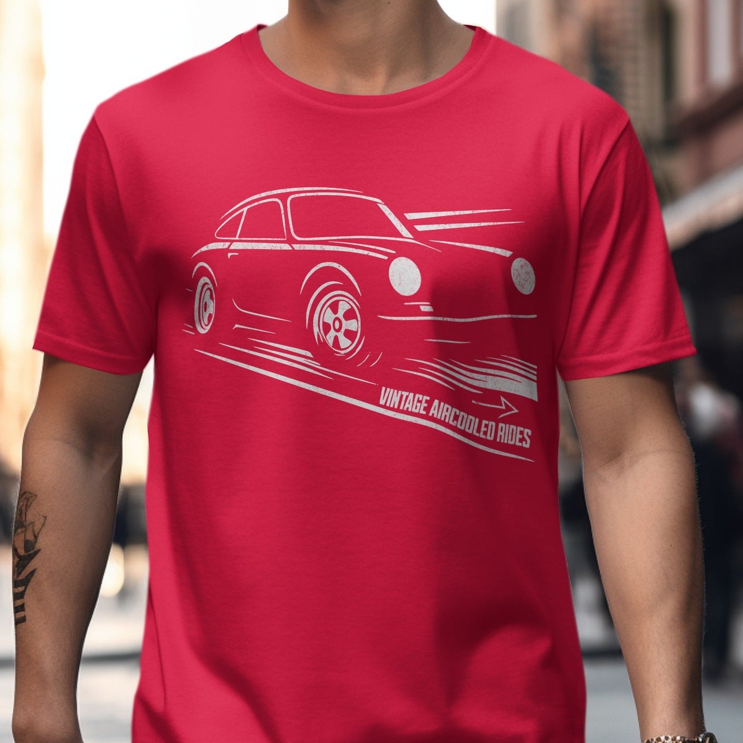 Vintage Aircooled Rides Graphic Tee product