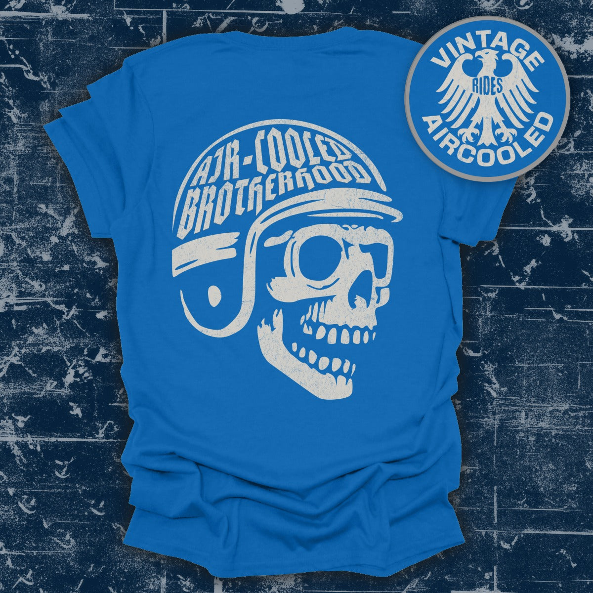 Air Cooled Brotherhood Skull Helmet T-Shirt product
