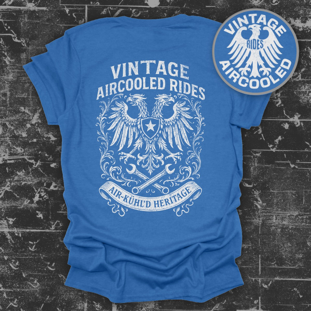 Vintage Aircooled Rides Graphic T-shirt