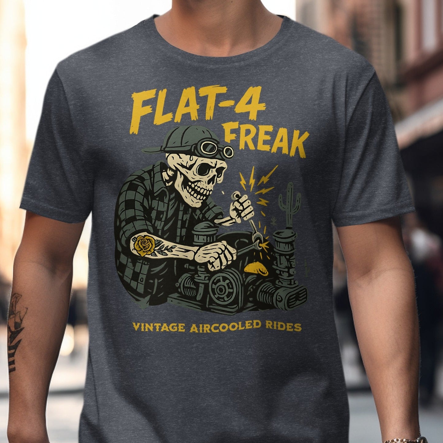 Flat-4 Freak Vintage Aircooled Rides graphic product type
