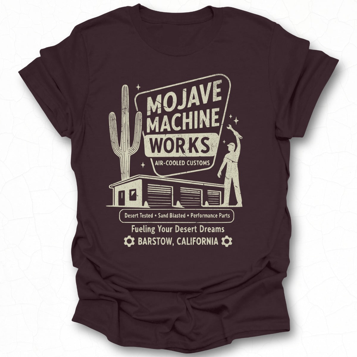Mojave Machine Works Air-Cooled Customs T-shirt