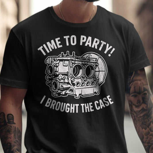 Time To Party I Brought The Case Graphic T-shirt