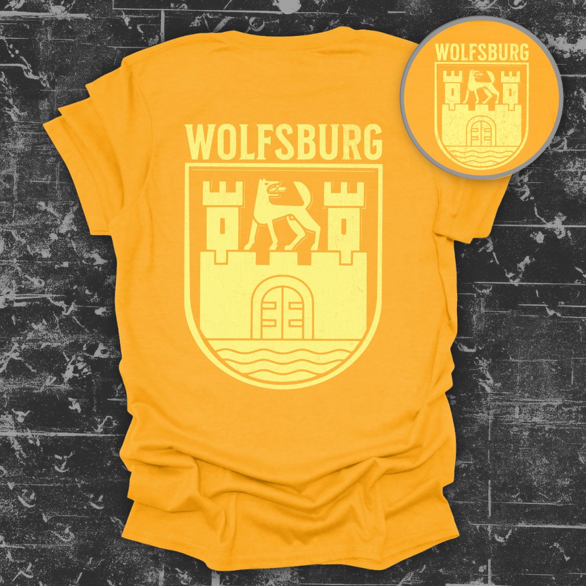 Wolfsburg Emblem Design Graphic Unisex T-Shirt product