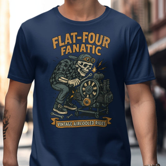 Flat-Four Fanatic Vintage Aircooled Rides T-shirt product type