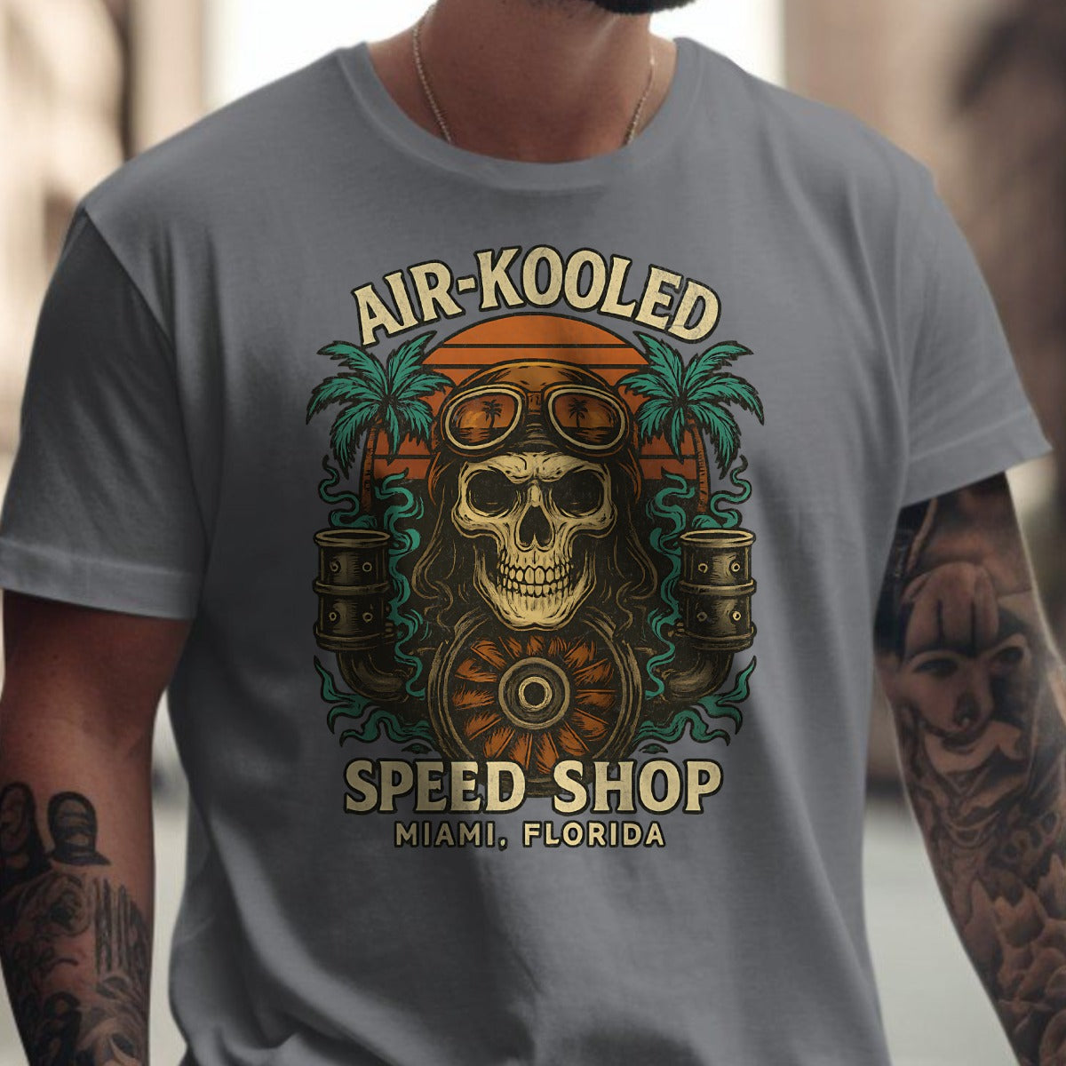 Air-Kooled Speed Shop Miami Florida T-Shirt product
