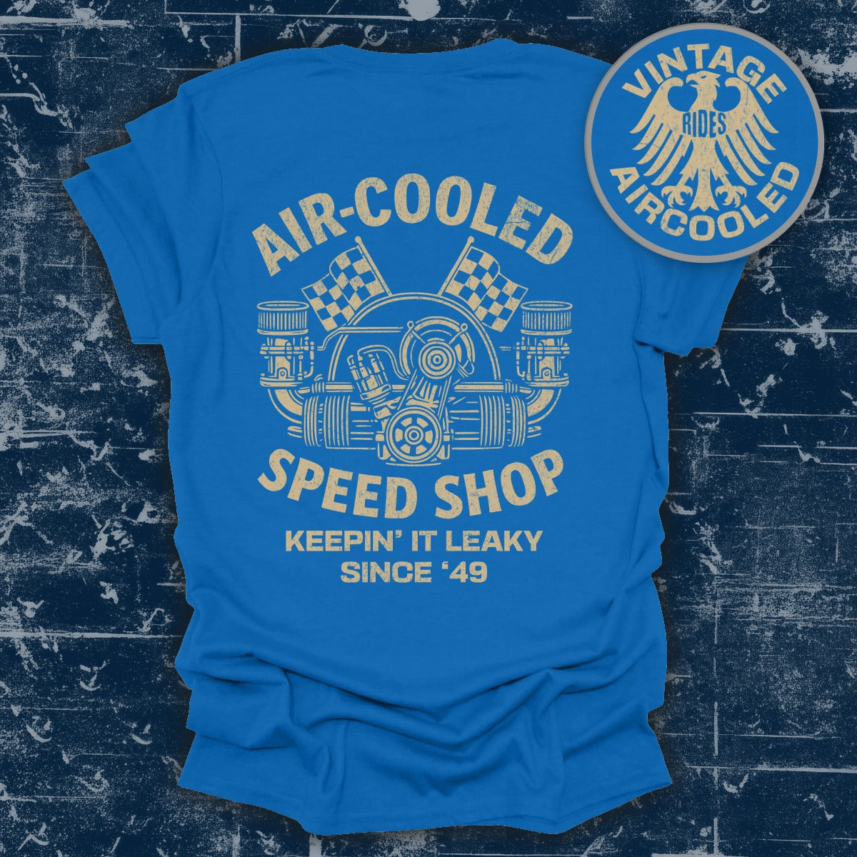 Vintage Air Cooled Speed Shop T-shirt product type