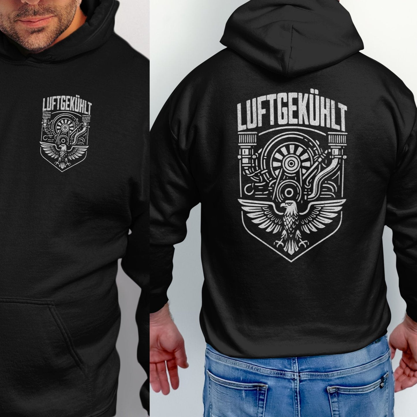 Luftgekühlt Engine Design Hoodie product type