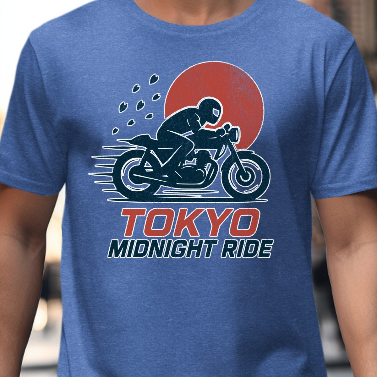 Tokyo Midnight Ride Biker Theme T-shirt product