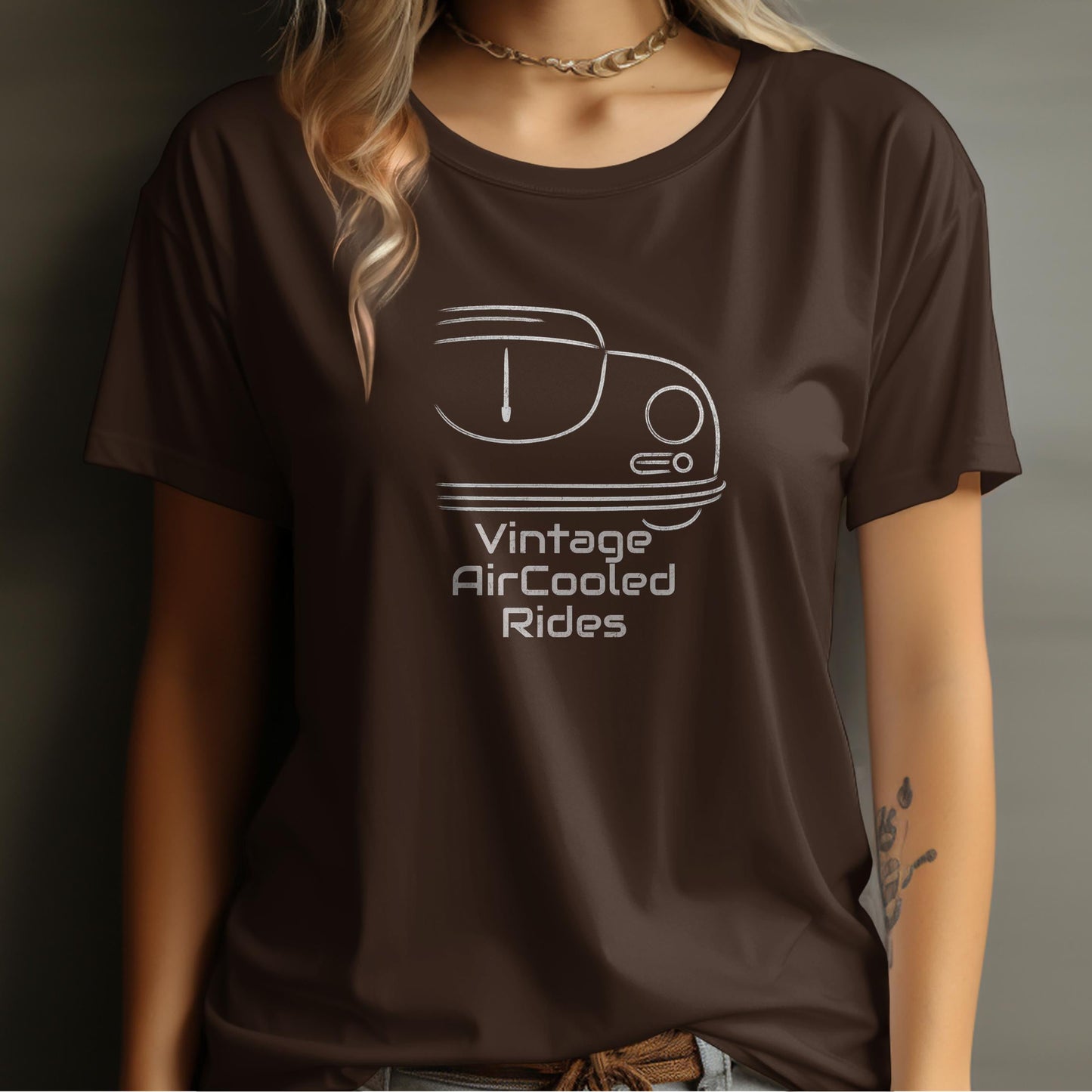 Vintage AirCooled Rides Graphic Tee shirt product type