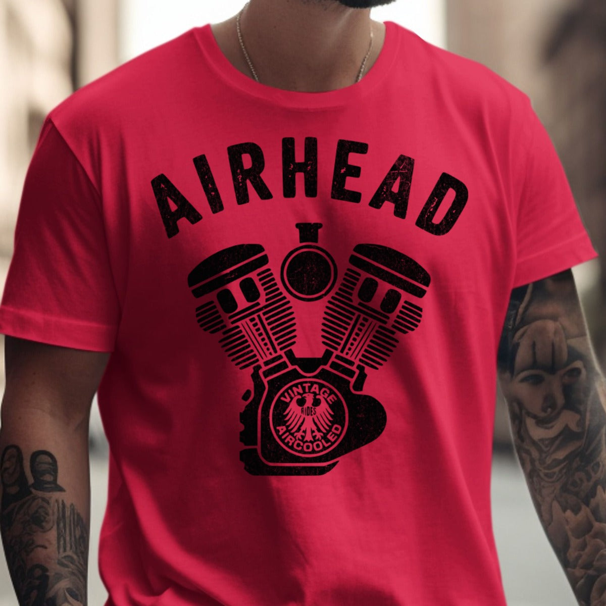 Airhead Vintage Bike Design Men's T-Shirt product