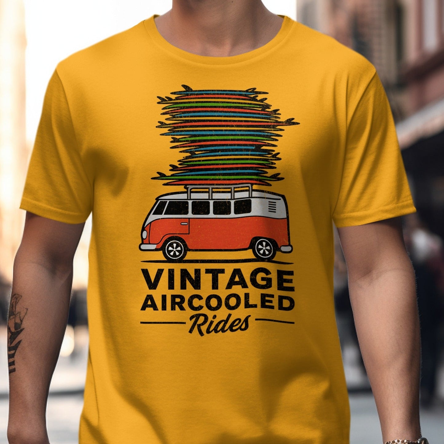 Vintage Aircooled Rides Graphic T-shirt product type