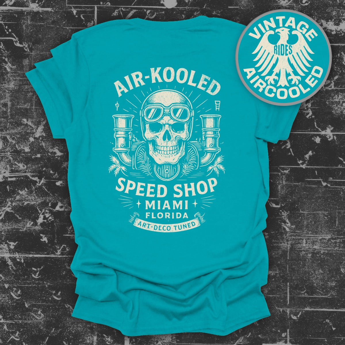 Air-Kooled Speed Shop Miami Florida T-Shirt product