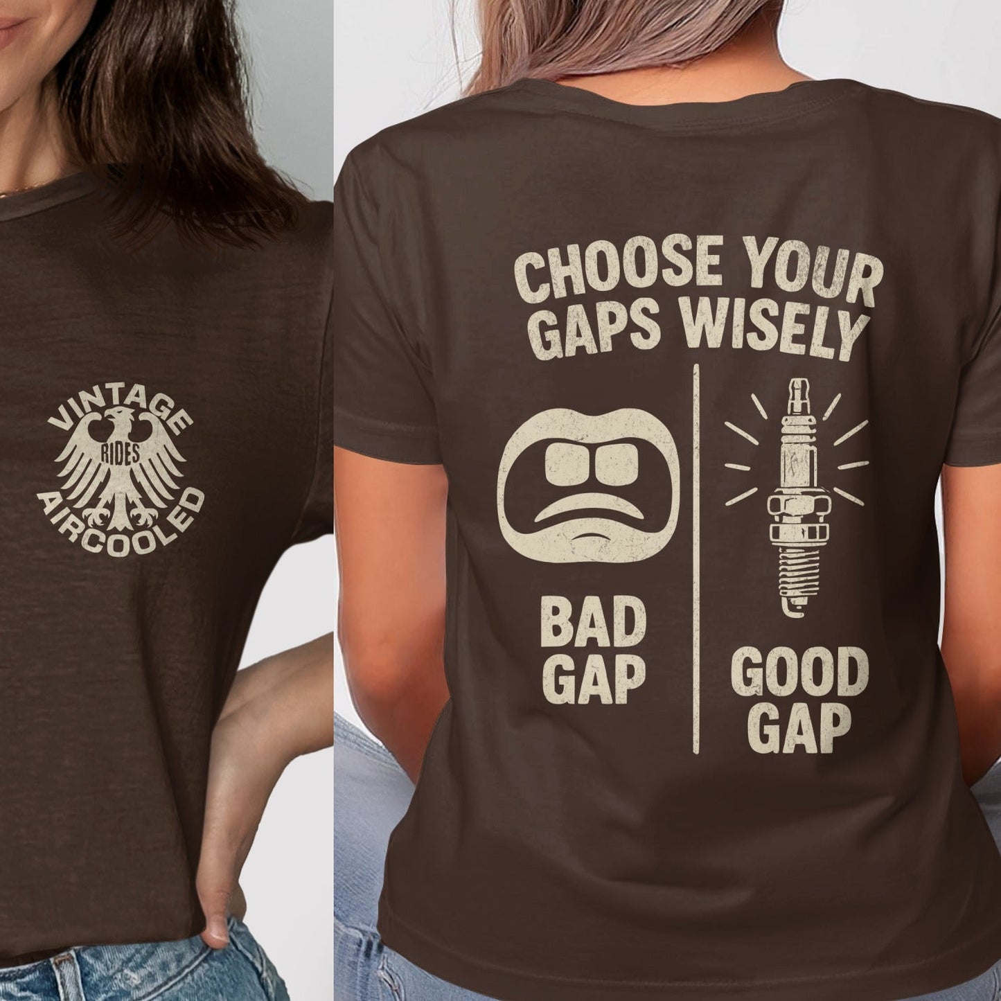 Vintage Aircooled Choose Your Gaps Wisely T-Shirt product