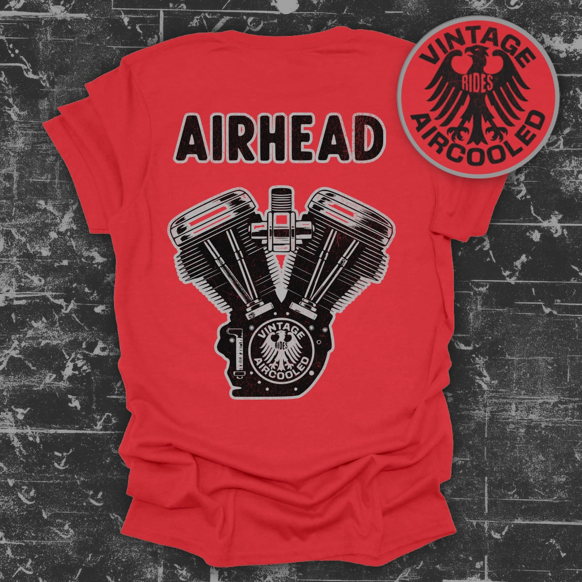Vintage Aircooled Engine Design Airhead T-shirt product type