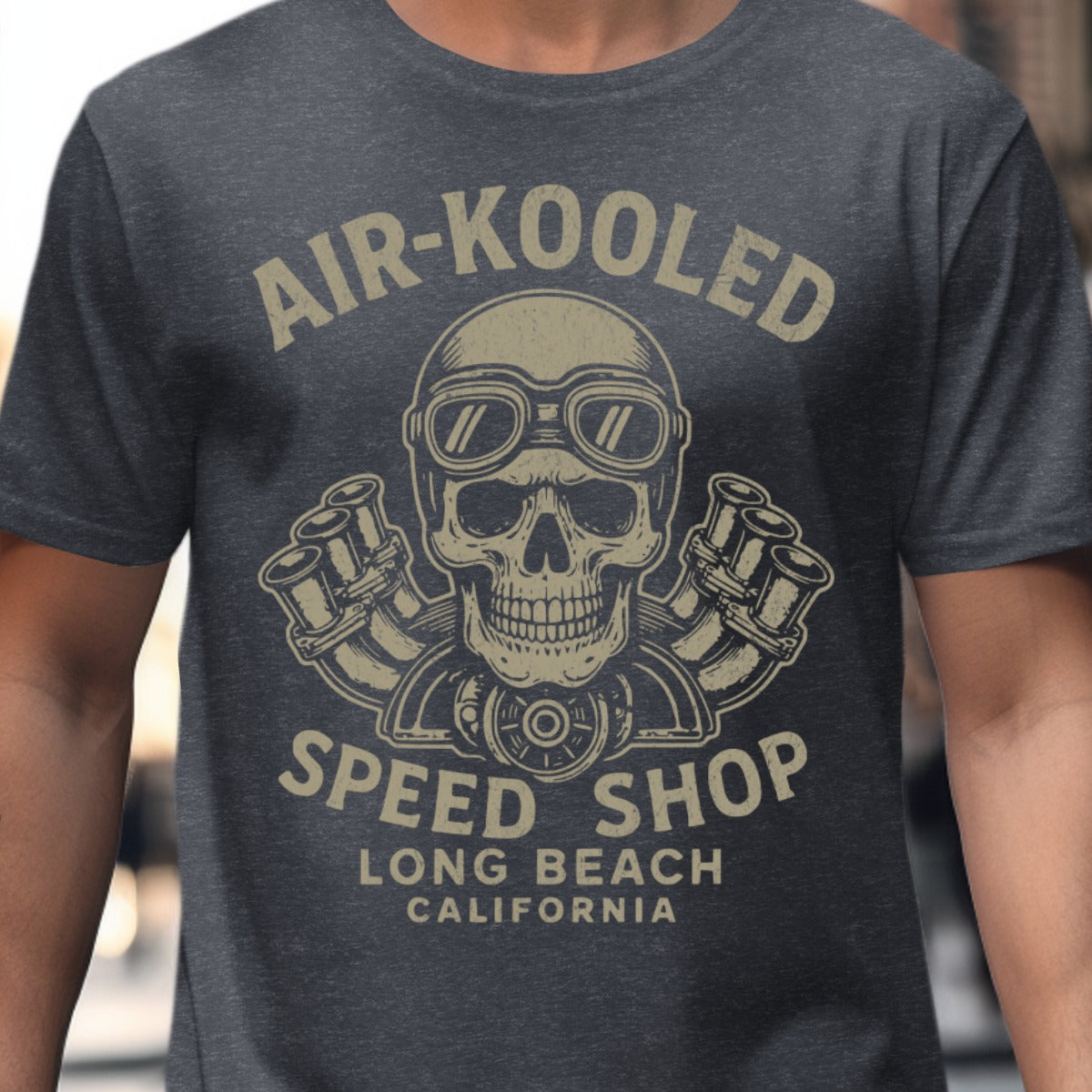 Air-Kooled Speed Shop Long Beach California t-shirt