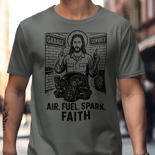 Air Fuel Spark Faith Graphic T-Shirt product type