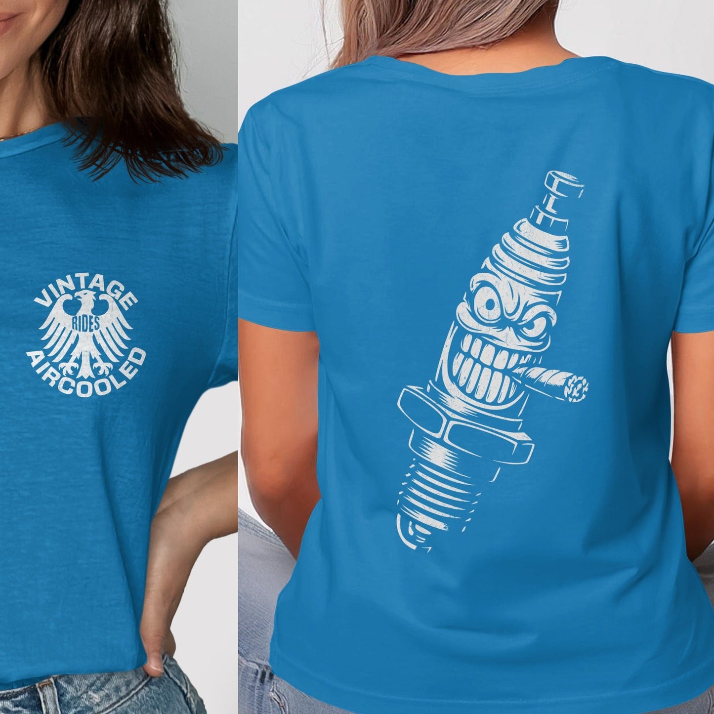 Vintage Aircooled T-Shirt Spark Plug Graphic product type