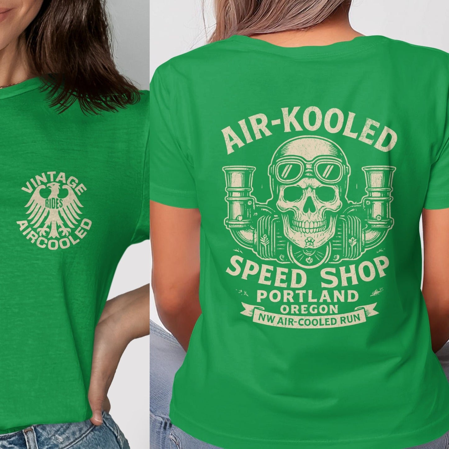 Air-Kooled Speed Shop Vintage Aircooled T-Shirt product type
