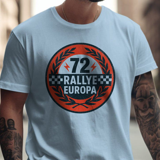 Rallye Europa 72 Vintage Racing Graphic T-Shirt Product