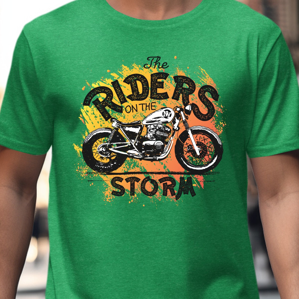 Riders on the Storm Graphic Tee Shirt product