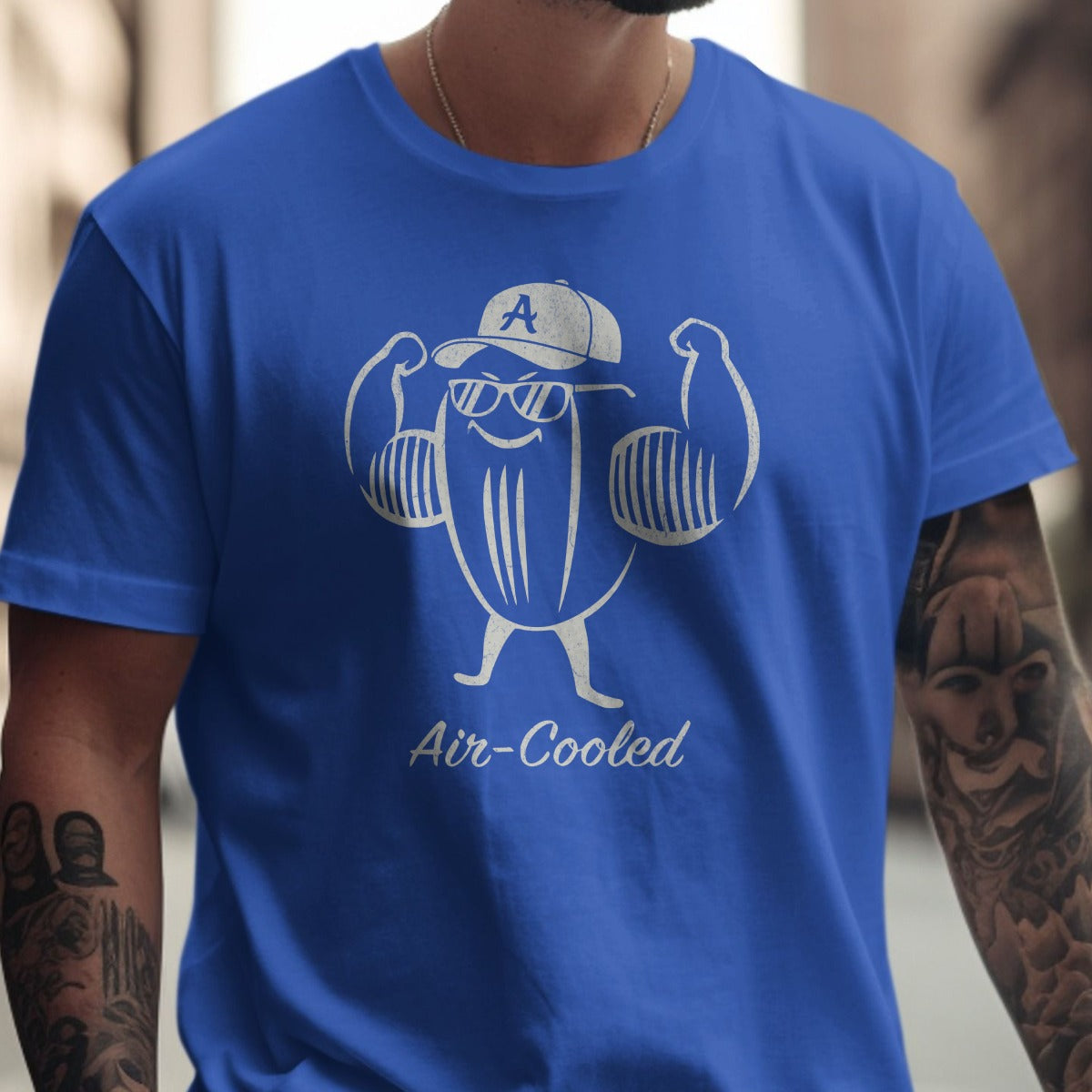 Air-Cooled Strong Cartoon Print Fashion Tee product