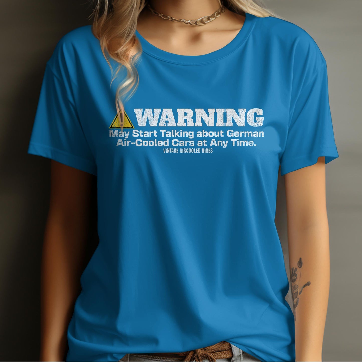 Warning German Air-Cooled Cars T-Shirt product type
