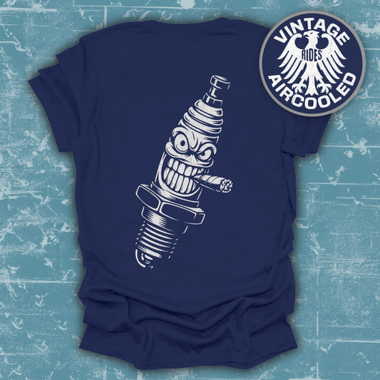 Vintage Aircooled Spark Plug Graphic T-Shirt product type