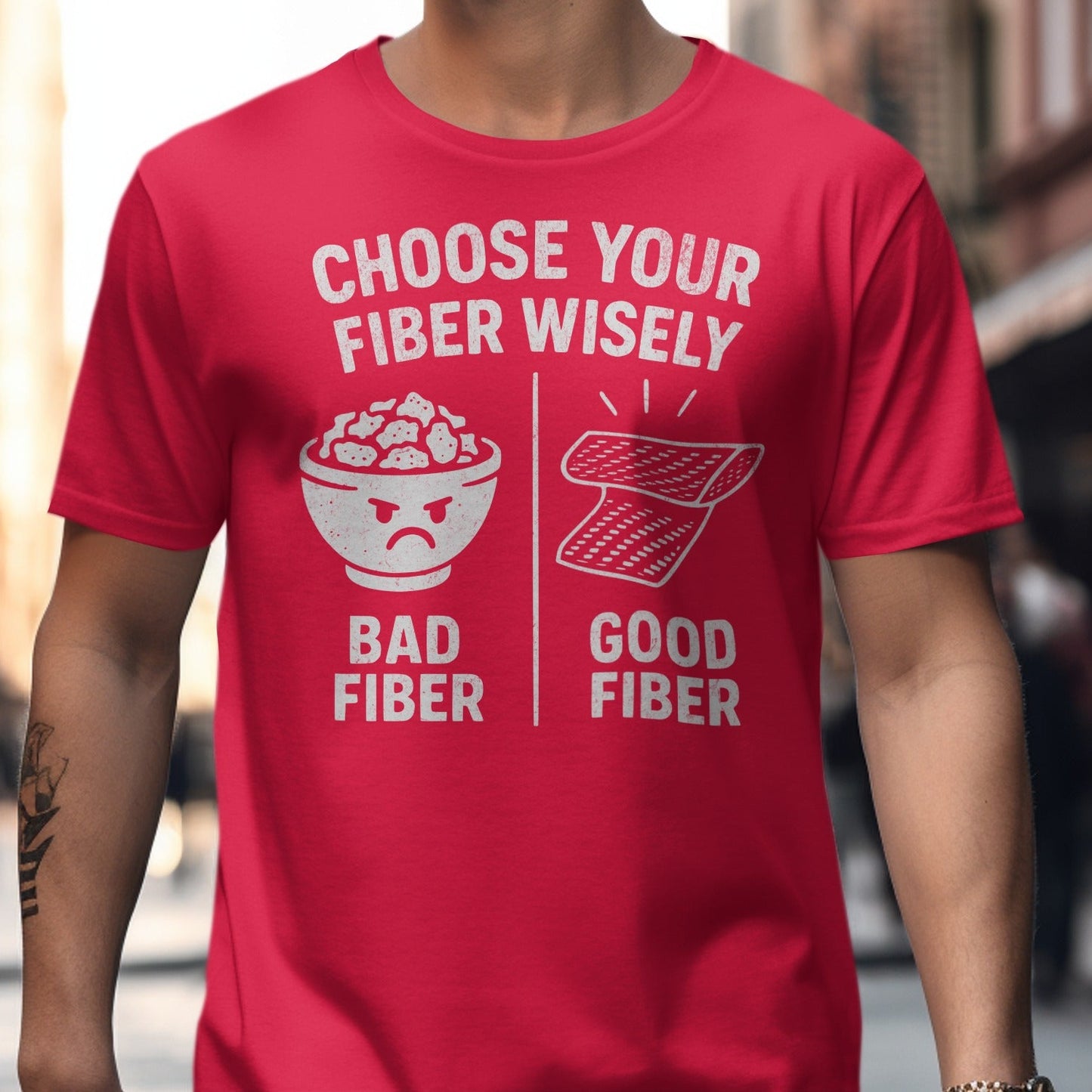 Choose Your Fiber Wisely Graphic T-Shirt product