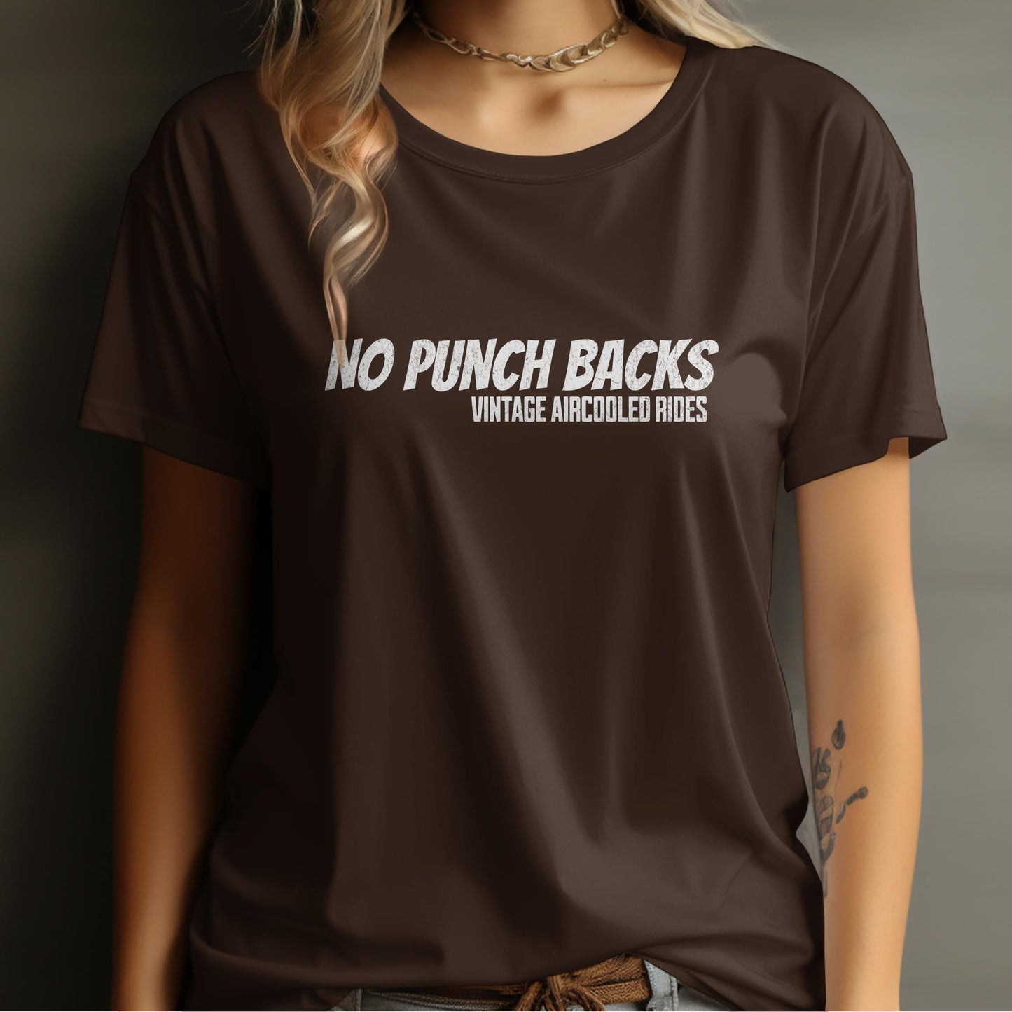 No Punch Backs Vintage Aircooled Rides T-shirt product