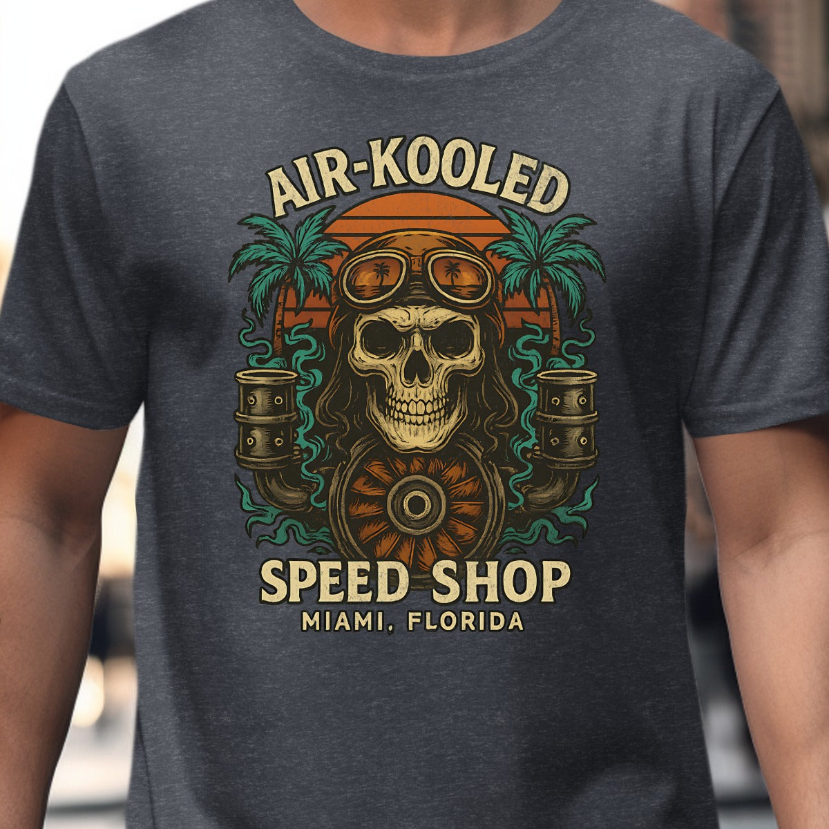 Air-Kooled Speed Shop Miami Florida T-shirt product type