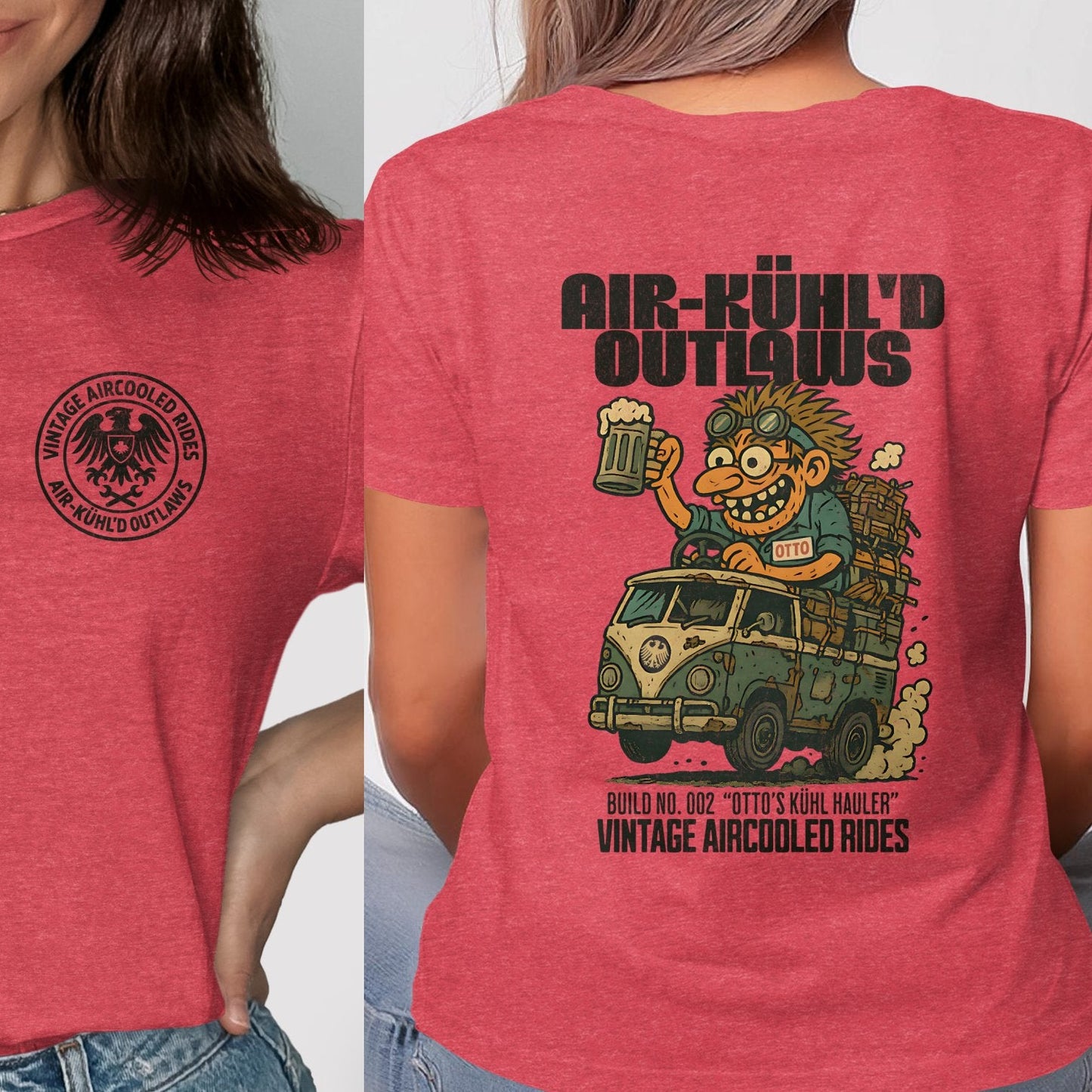 Air Kuhl'd Outlaws Vintage Aircooled Rides T-shirt product
