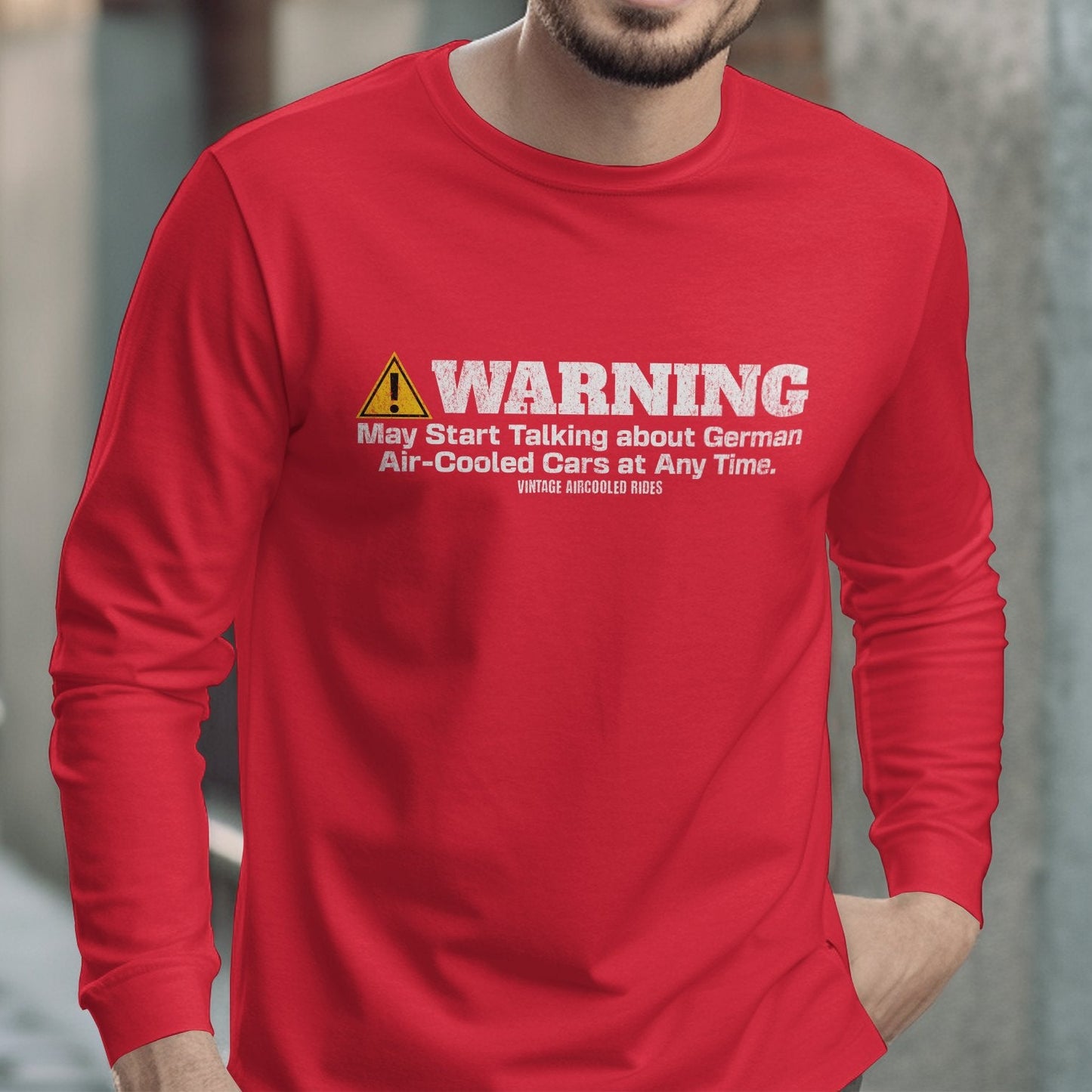 Warning German Air-Cooled Cars Funny Graphic Shirt product