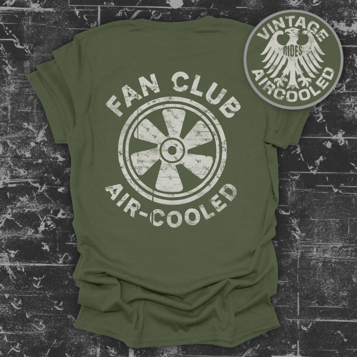 Fan Club Air-Cooled Vintage Rides Graphic Tee