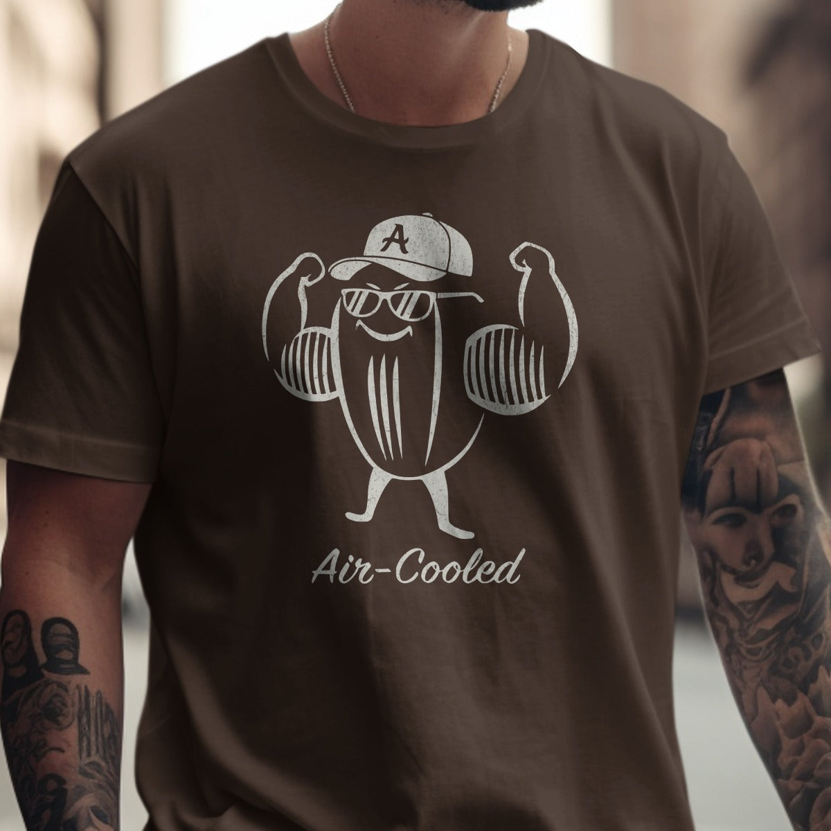 Cool Graphic Brown Air-Cooled T-Shirt product type