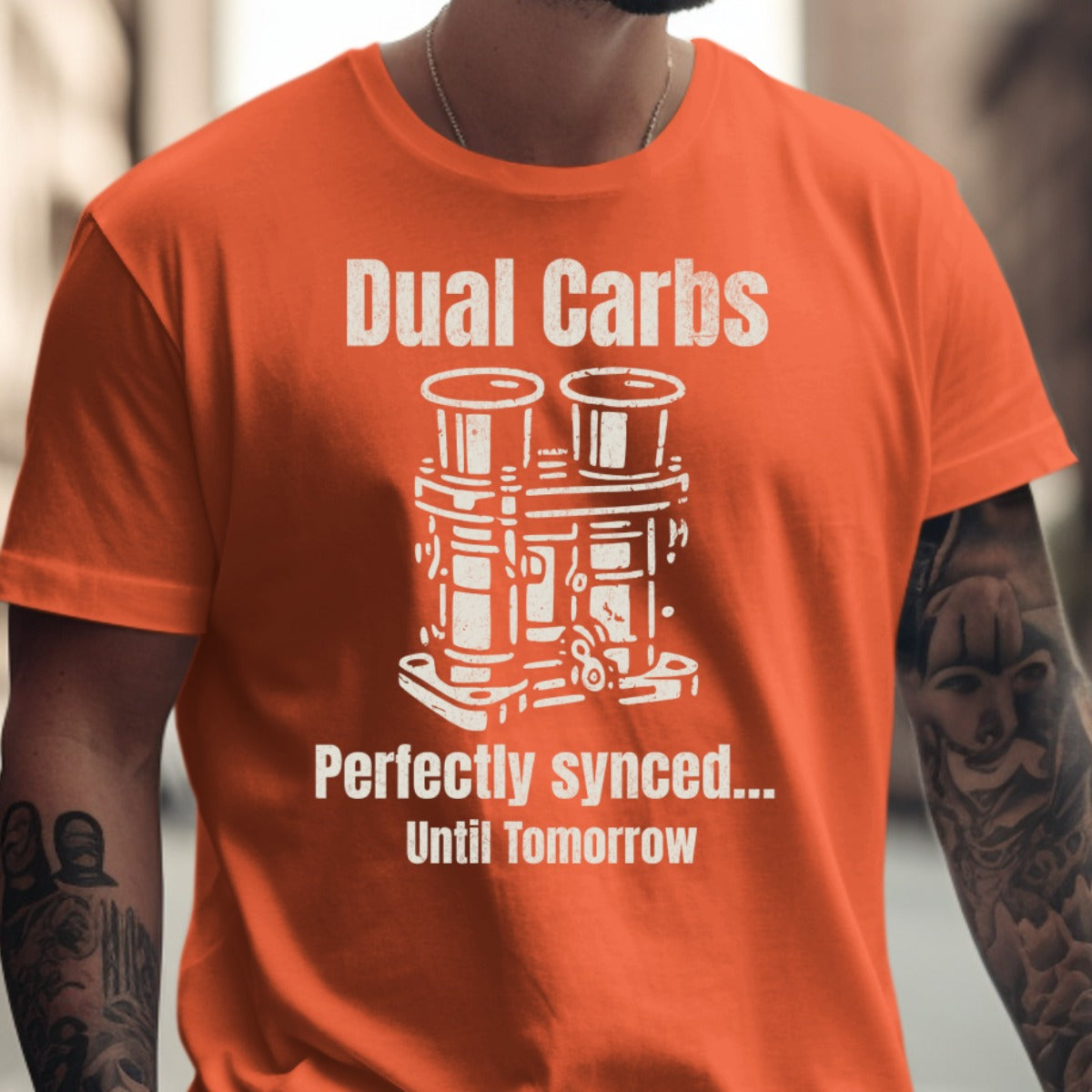 Dual Carbs Perfectly Synced Until Tomorrow Shirt product