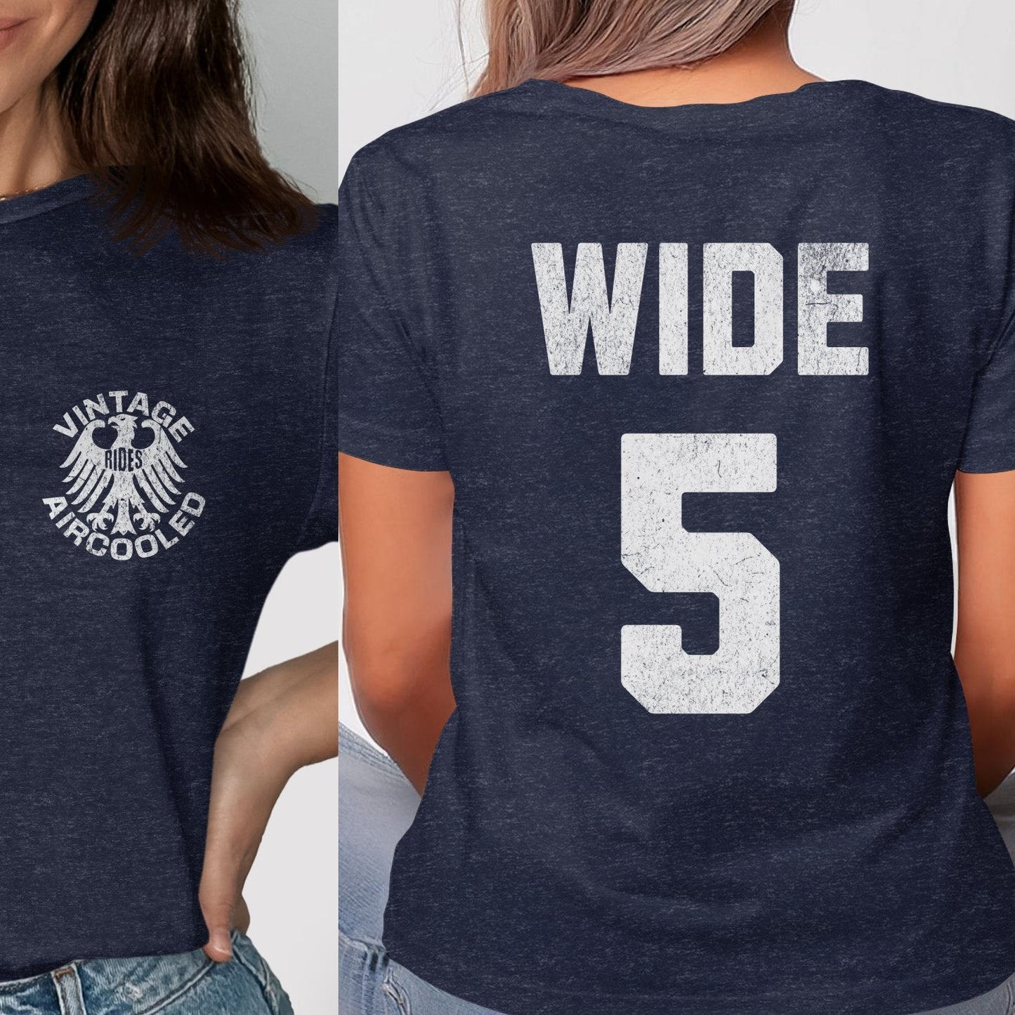 Vintage Aircooled Wide 5 Graphic Tee Shirt product