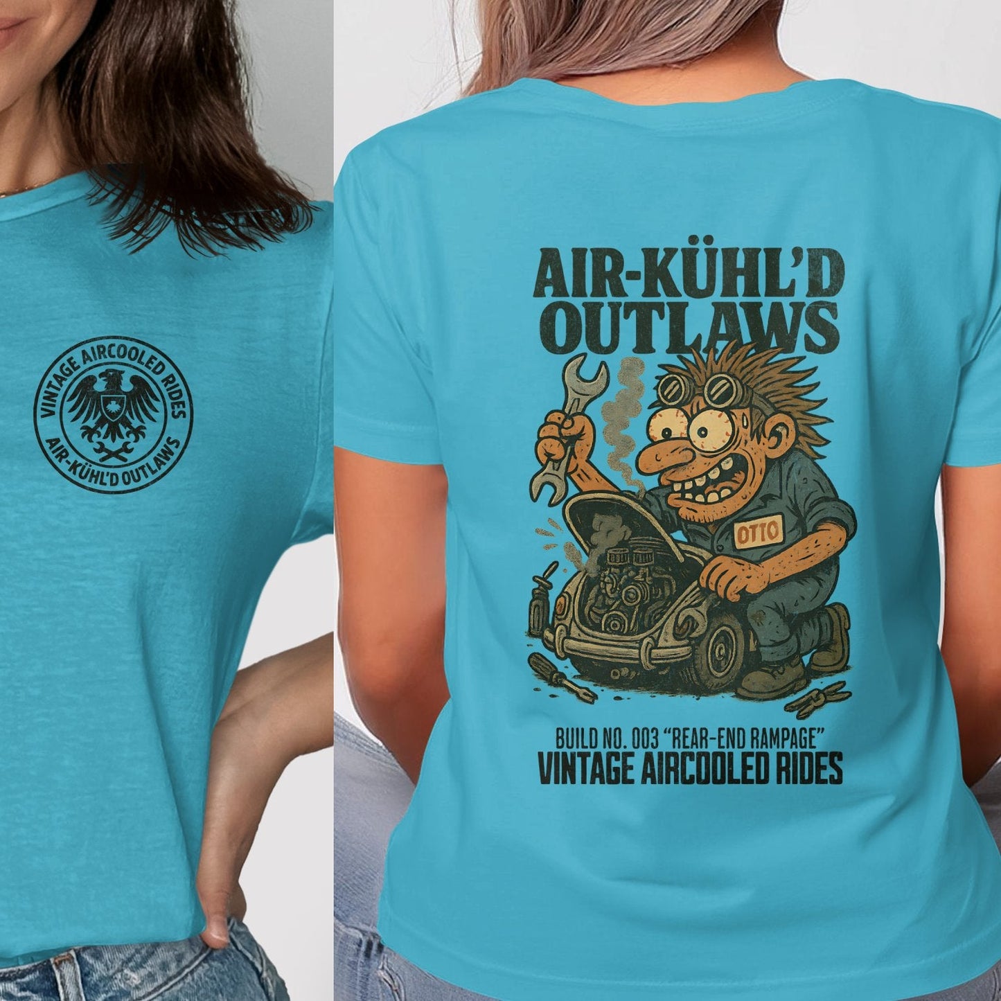 Vintage aircooled rides graphic t-shirt product