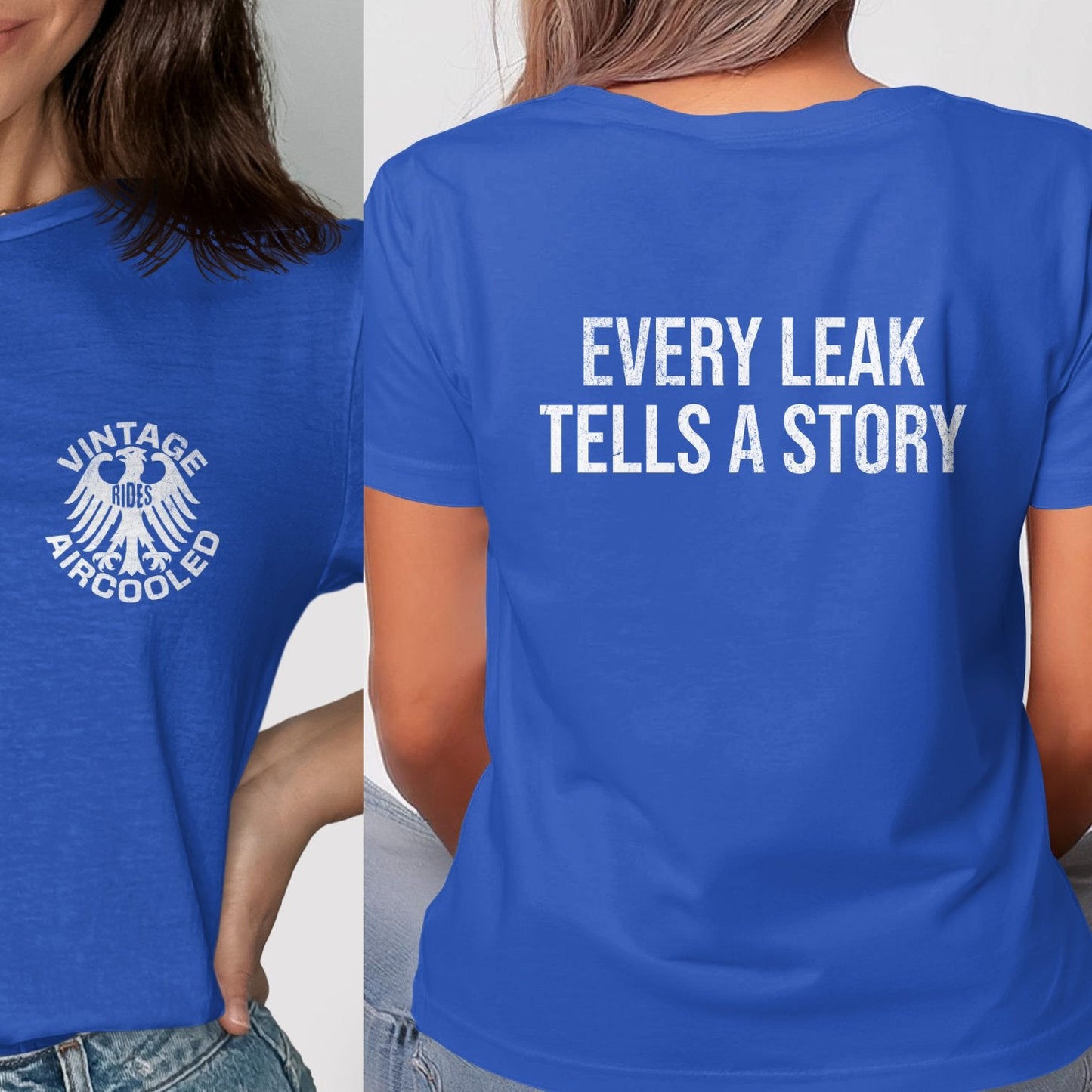 Vintage Air Cooled Every Leak Tells A Story Tshirt product type