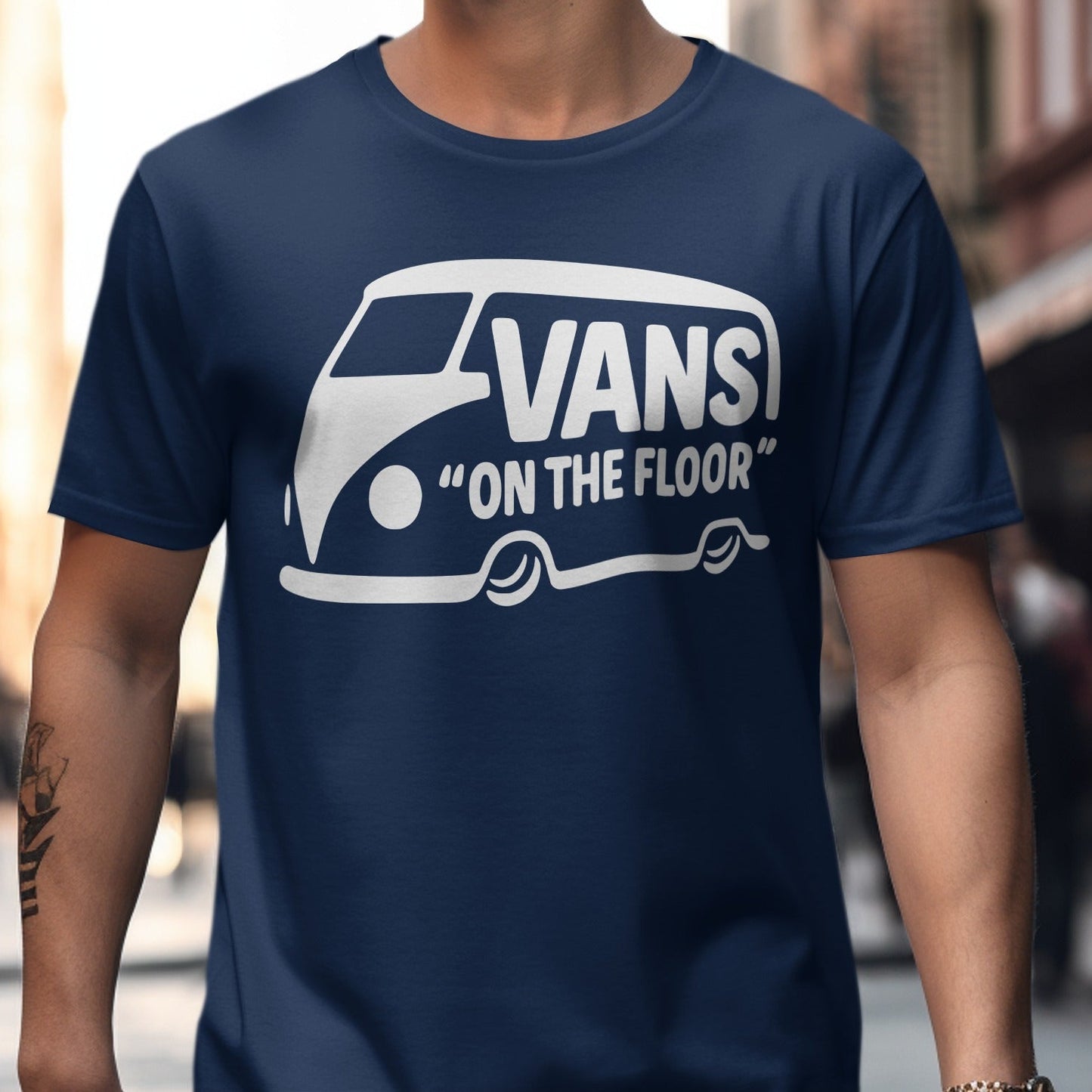VANS On The Floor Graphic Print Casual T-Shirt product