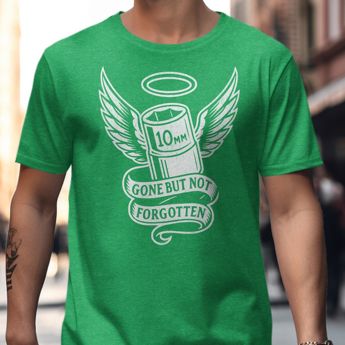Gone but Not Forgotten 10mm Angel Graphic Shirt product