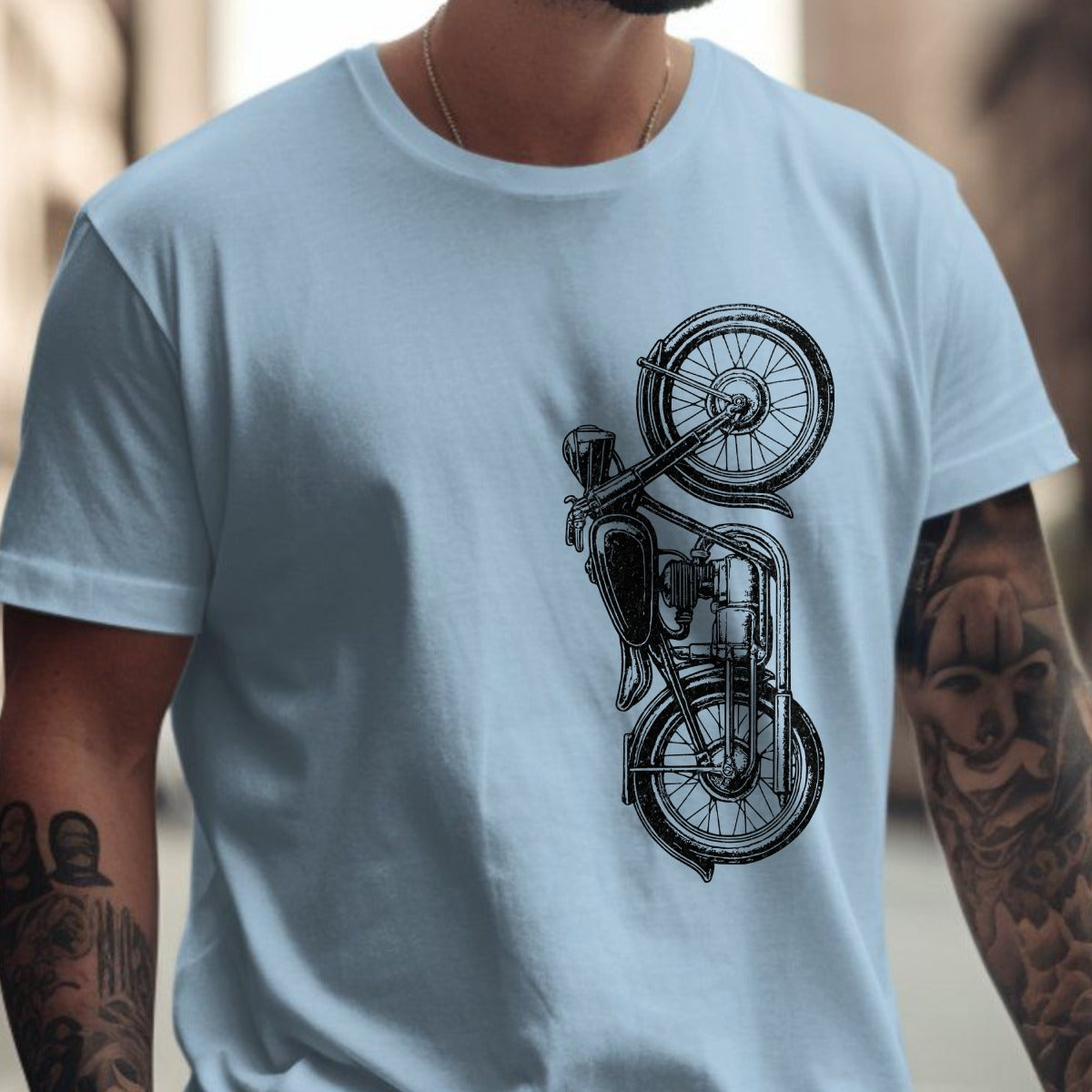 Vintage Motorcycle Graphic Tee product type