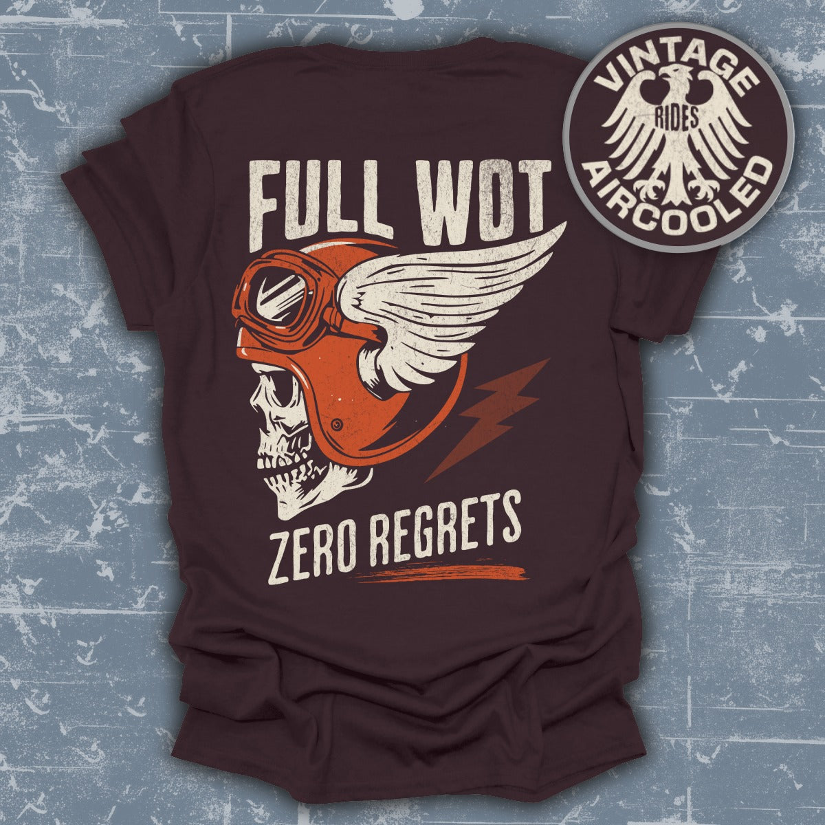 Full WOT Zero Regrets Vintage Rides Aircooled product type
