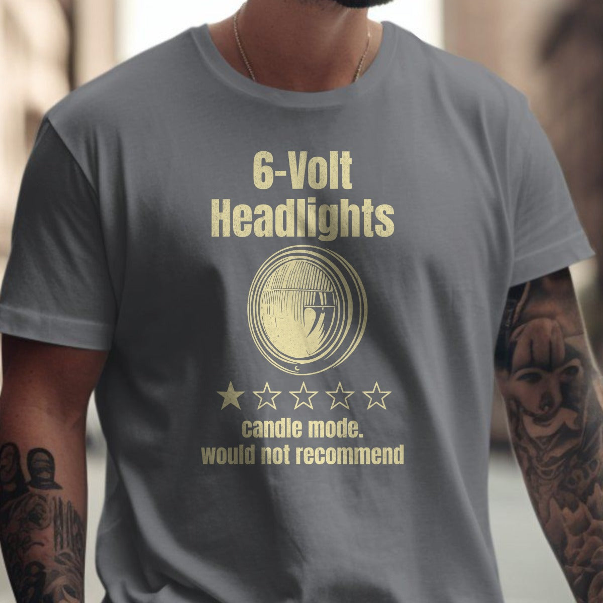 6-Volt Headlights Candle Mode Not Recommend t-shirt product