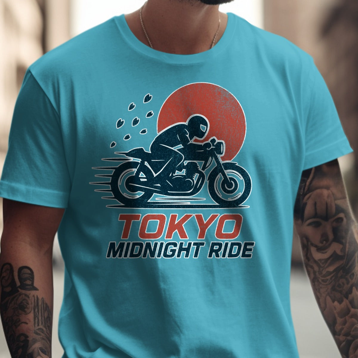 Tokyo Midnight Ride Graphic Tee Shirt product type