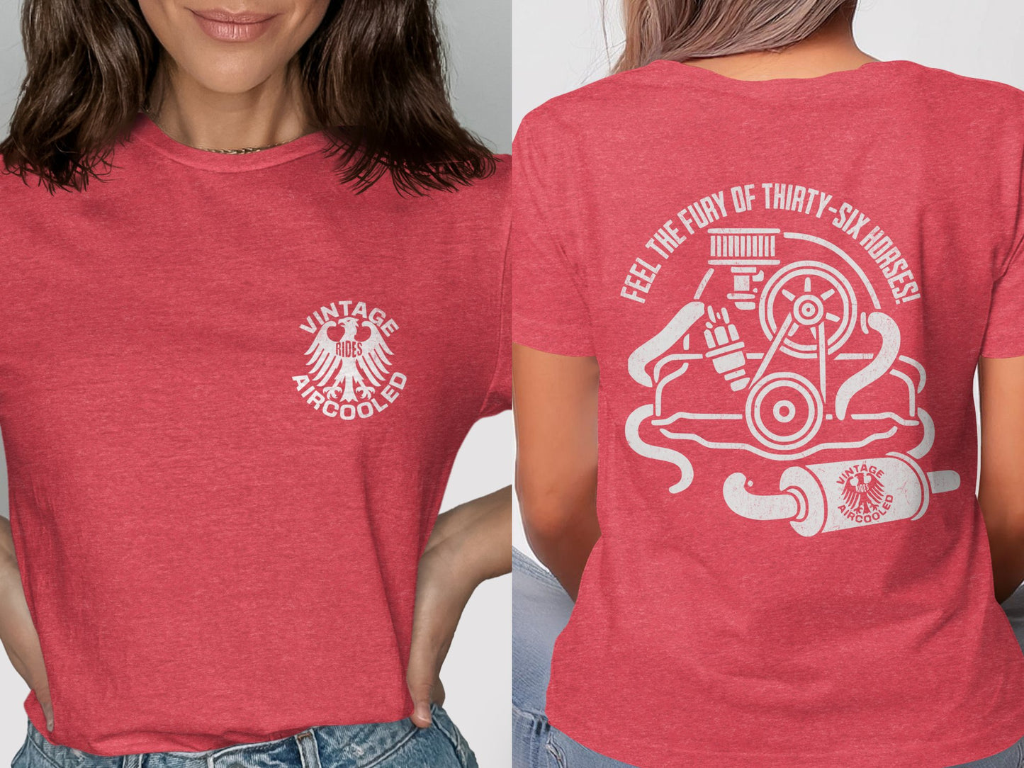 Vintage Aircooled Thirty-Six Horses Graphic T-Shirt product